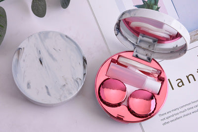 Marble Contact Lens Case